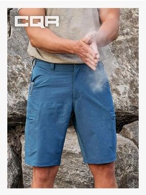 CQR Men's Quick Dry Stretch Hiking Cargo Shorts